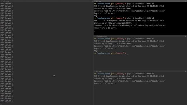 Nginx Load Balancer Simulation