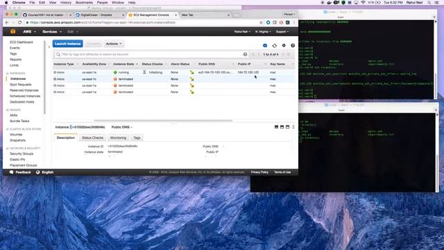 HW1 Provision VM and deploy Nginx on AWS and Digitalocean using ansibleplaybook