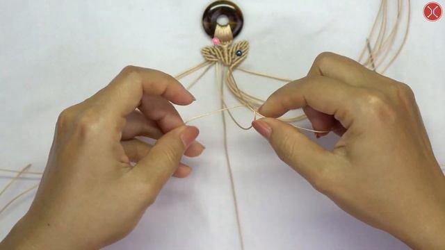 Macrame tutorial: DIY Macrame leaf Bracelet with Donut bead  Step by step tutorial
