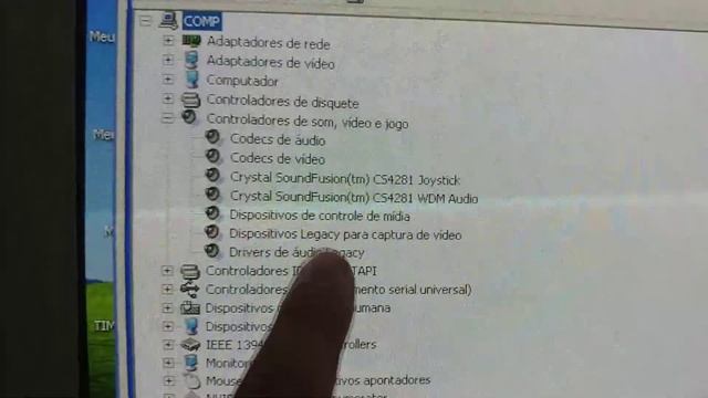 Placa de Audio Cirrus Logic Funcionando