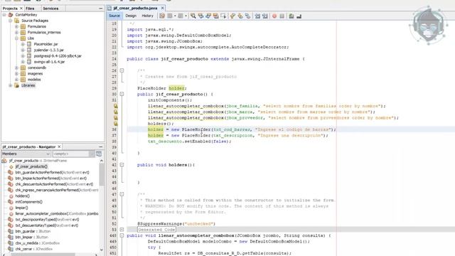 Colocar PlaceHolder en JTextField, JTextArea, caja de texto JAVA | NetBeans libreria