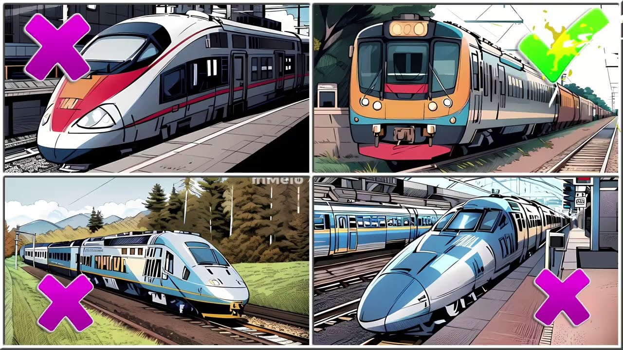 Загадочный мир поездов в разных странах | Викторина в стиле комиксов