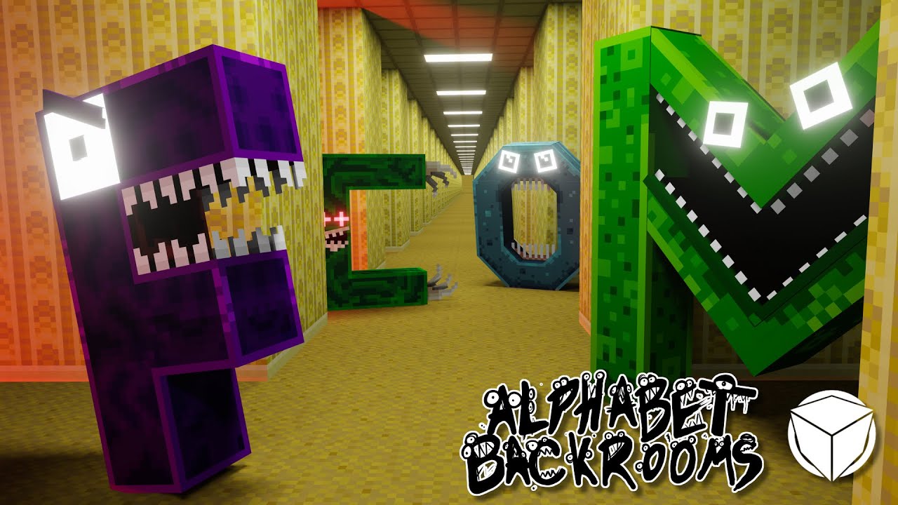 Minecraft Bedrock DLC Alphabet Backrooms