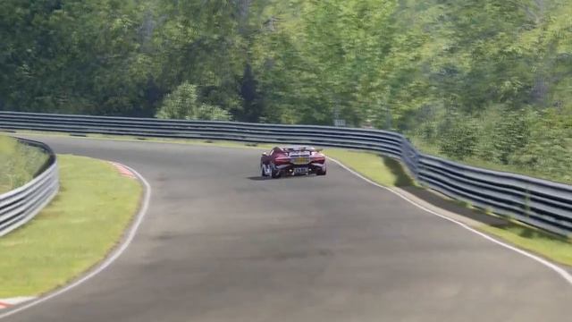 Bugatti Divo vs Nissan Concept 2020 Vision GT at Nordschleife
