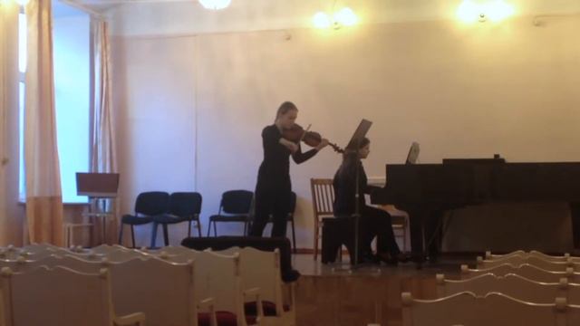 Elizaveta Glazunova (violin) Elizaveta Marchenko (piano)