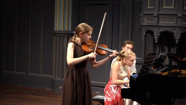Prokofiev Sonata for Violin & Piano No. 2, 1st mov. | Ilva Eigus and Sofya Menshikova