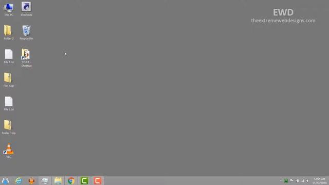 How To Move Icons Freely & Easily Anywhere On Desktop In Windows 8, 8.1