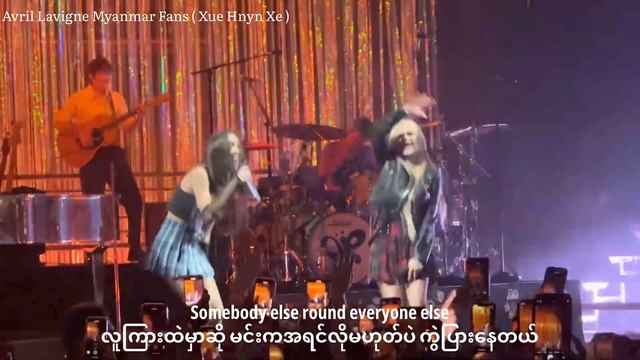 Olivia Rodrigo & Avril Lavigne Complicated Toronto Live ( Myanmar Subtitles )