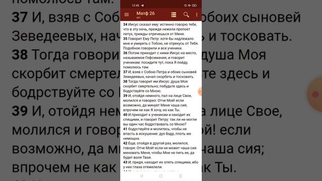 Матфея 26 глава. Новый Завет_Предательство Иуды. Отречение Петра_Аудиобиблия
