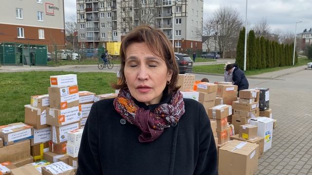 Вадим Сушко и Татьяна Качмар о сборе помощи в Светлогорске