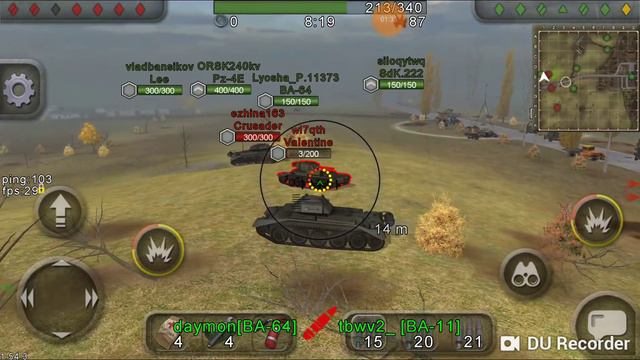 Wild Tanks Online. Танки онлайн. Бой на crusader.