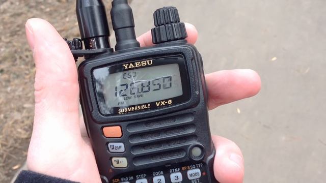 Тест радиостанции Yaesu VX-6 на прием авиадиапазона