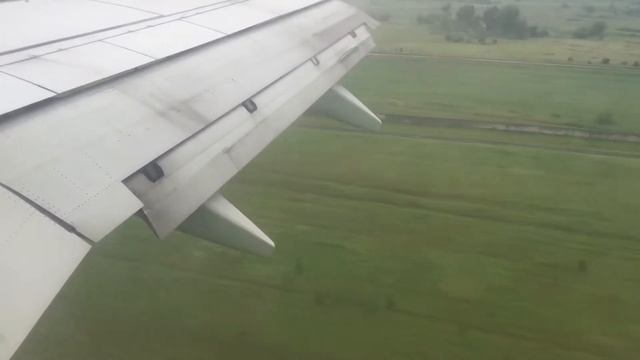 Посадка в аэропорту Толмачево, Новосибирск.
