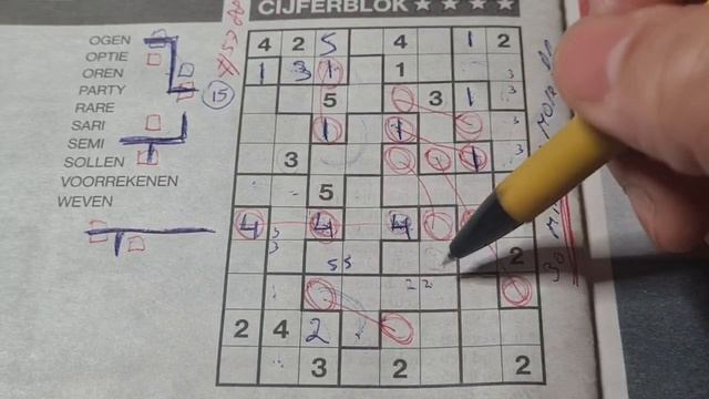 (#5788) Friday. Tectonic01 Sudoku puzzle. Bonus Extra edition. 01-13-2023 Extra part 4 of 4