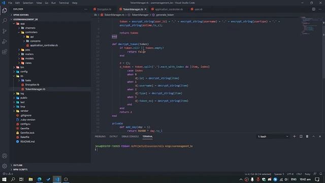 Ruby On Rails With MongoDB - Part 9 Creating Token