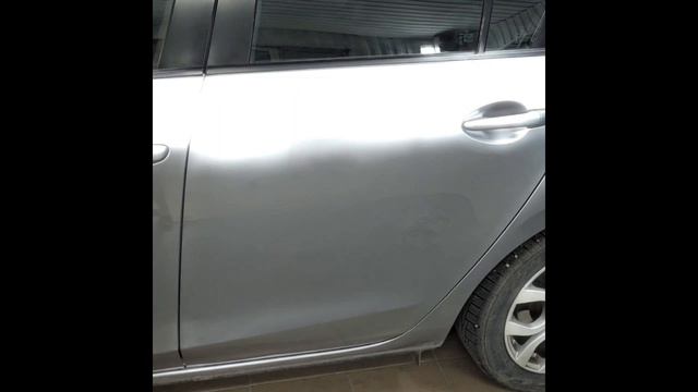 Mazda 3 BL ремонт двери без покраски