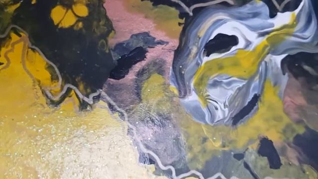 Fluid Art Acryl Жидкий акрил Готовлюсь к выставке Творческая медитация. Магия красок