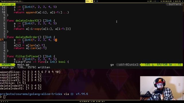 Magic Tricks with Go Slices - Go / Golang Slice Tips and Tricks | #feurious