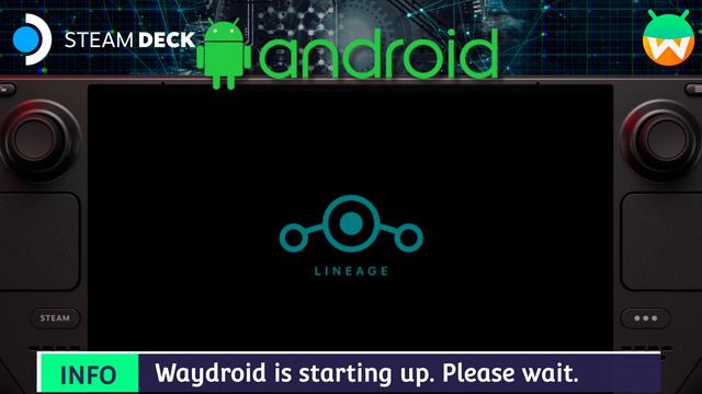 android on Steam Deck - Fake Wi-Fi  SteamOS 3.5  Steam Deck Android Waydroid OLED LCD