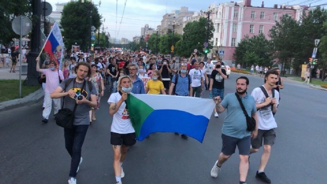 Люди в Хабаровске не согласны с назначением Дегтярёва. Они выбирали Фургала. Live