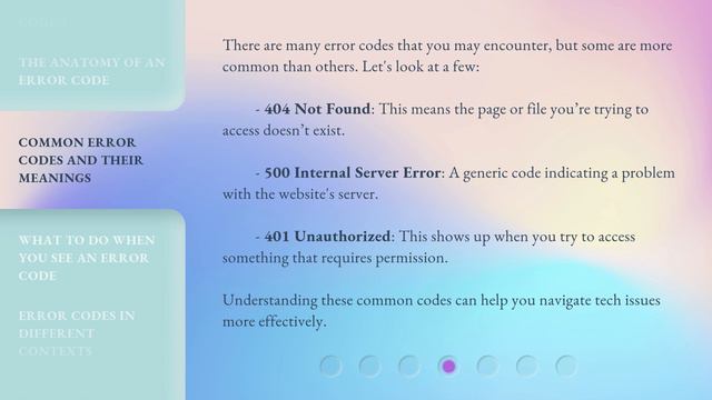 Decoding the "Error Code" Mystery