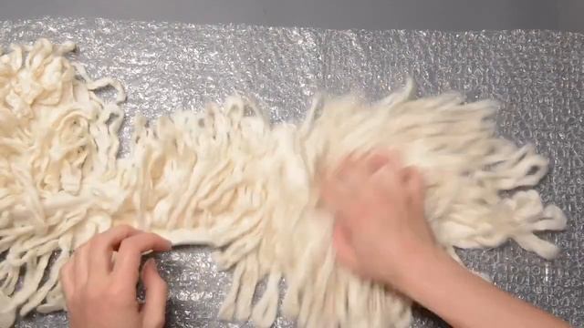 Альтернативный валяный мех. Изготовление воротника