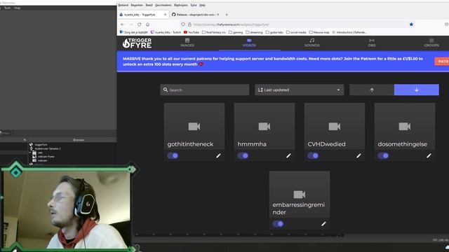 Installing Triggerfyre for OBS studio