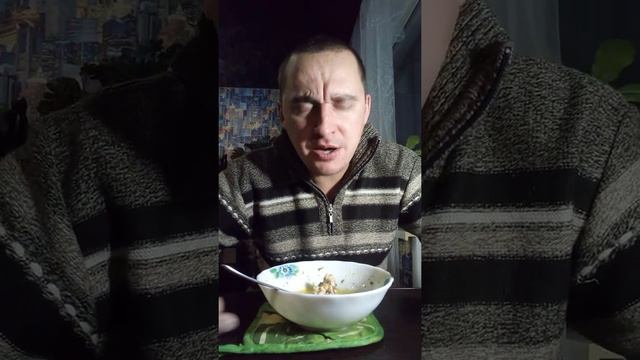 Мукбанг/Куриный суп с лапшой