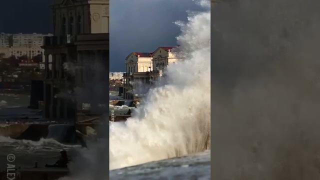 Шторм в Севастополе