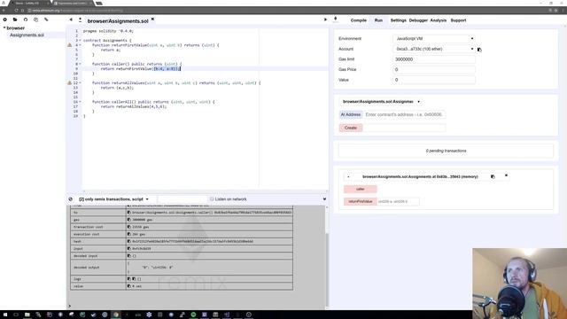 Learning Solidity : Tutorial 20 Parameter Mapping and Multiple Return Values