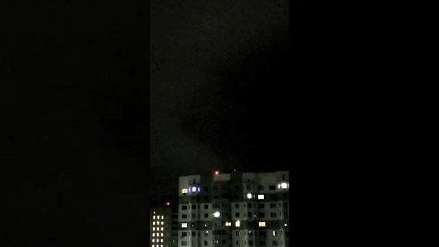Интенсивная ночная гроза в Курске июнь 2024