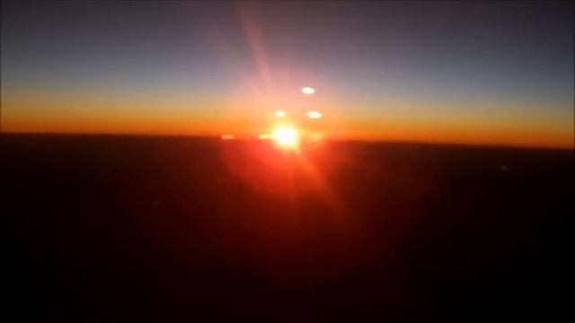 The Sun Rise  (Flight to Brazil 9/29/12 ... 35,000 plus feet in the sky)