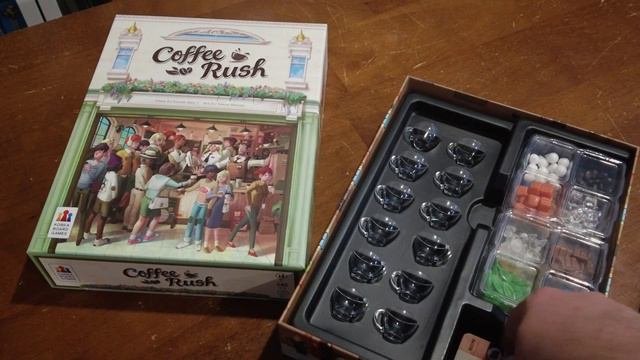 Unboxing Coffee Rush From Korea Board Games