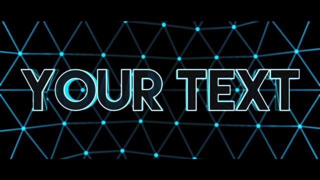 WireFrame Intro Template [Element 3D]