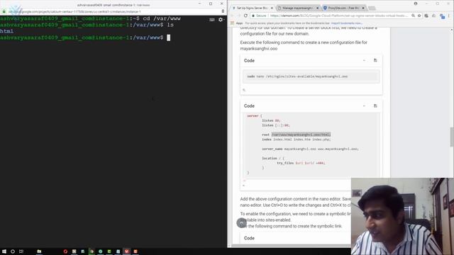 #4 NGINX Web Server Map A Domain, Server Block (Virtual Host) - Google Cloud Compute Engine