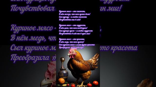 Полезная 🐔 курица!