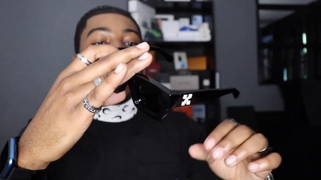 OFF-WHITE "VIRGIL" 50MM SUNGLASSES TRY ON + REVIEW‼️