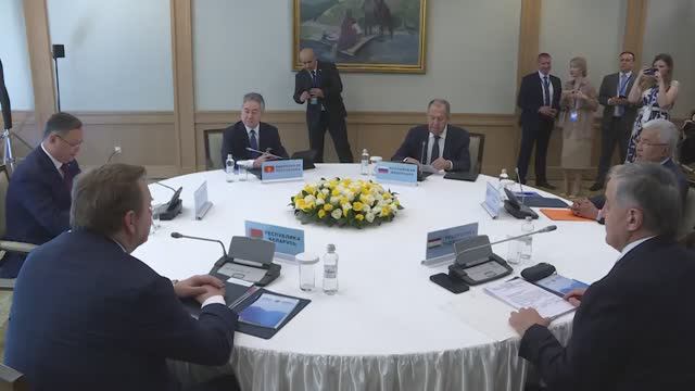 Заседание Совета министров иностранных дел государств-членов ОДКБ в узком составе