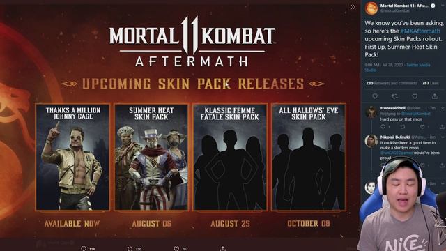 Mortal Kombat 11: Aftermath - NEW Skins Revealed & MORE Skins TEASED!!