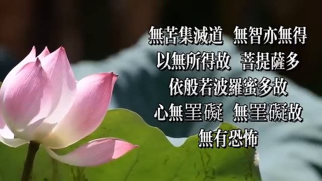 般若波罗密多心经~黃慧音最好听的经典版本，舒缓柔美  静心养心  愜意抒怀