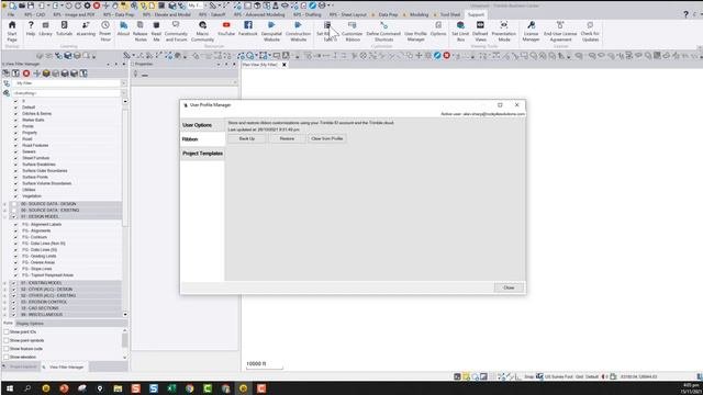 TBC V5.60 - User Profile Manager