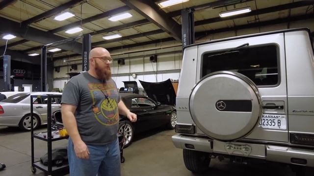 Dangerous Mods on this '03 G55 AMG G-Wagon! CAR WIZARD shocked at the level of stupidity
