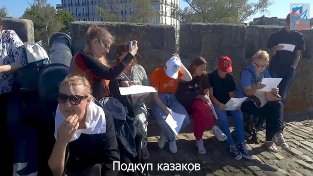 Волонтёры истории на Крепостном валу в городе Азове