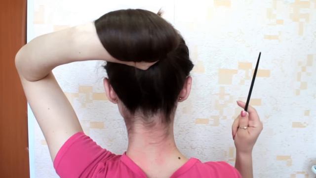 Пучок за минуту себе при помощи японской палочки!!!1-Minute BUBBLE BUN Hairstyle |