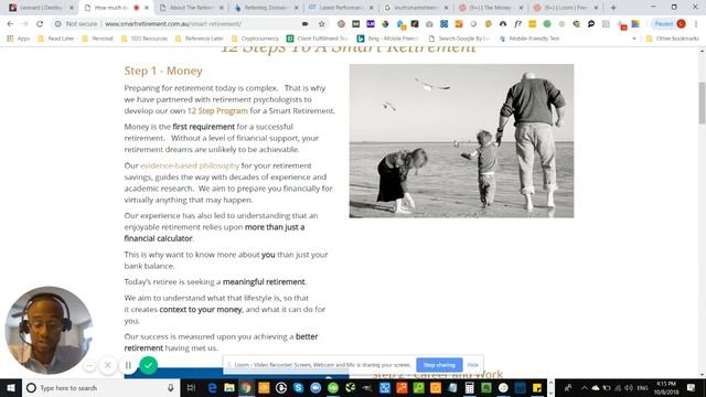 Retirement Planner SEO 2018 | Website Audit | Financier SEO