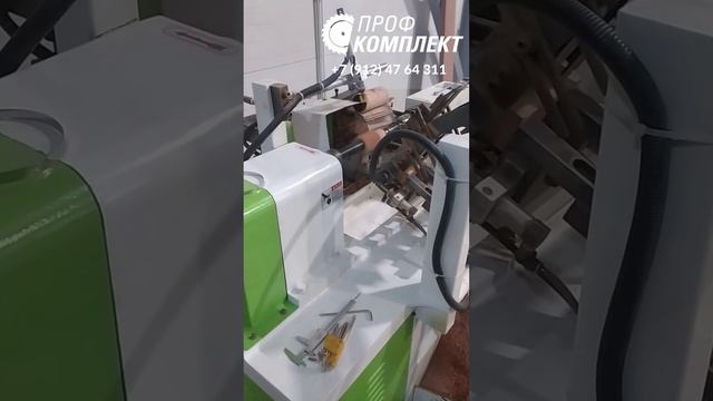 Автоматический токарный станок EcoWood Round Master в работе на производстве в г Челябинск