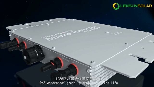 LensunSolar Grid Tie Micro Inverter With WIFI, Waterproof