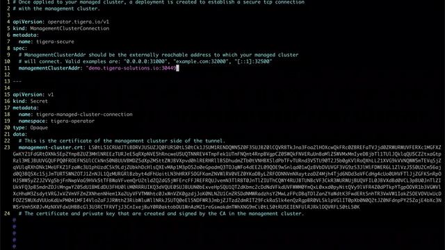 Calico Enterprise Multi Cluster Management