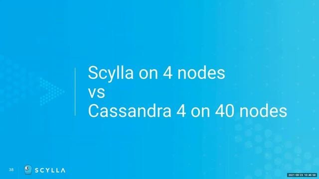 Comparing Apache Cassandra 4.0 3.11 and ScyllaDB