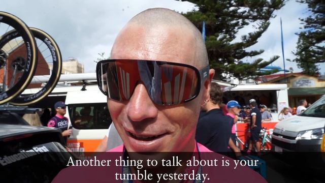 Mitch Docker (EF Pro Cycling) Q&A at the Tour Down Under